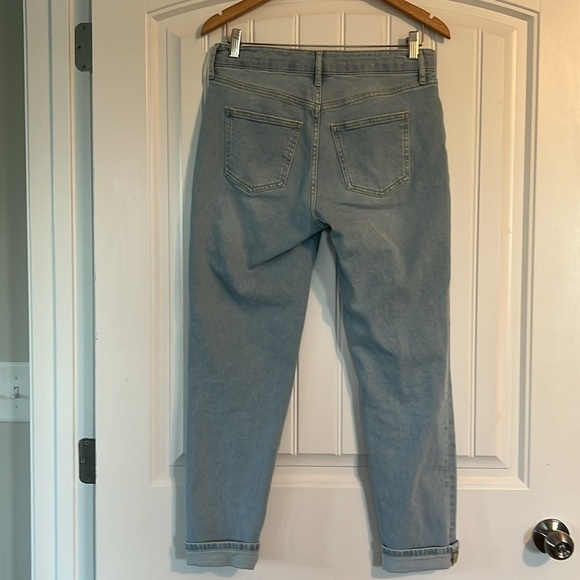 Boden Girlfriend exposed button fly cropJeans Size 6 - Picture 3 of 5